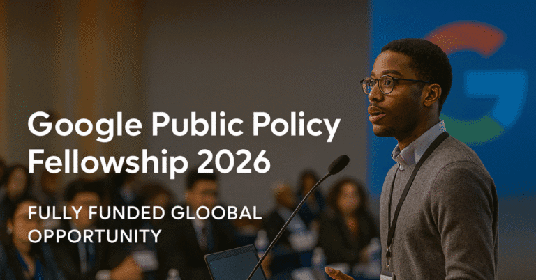 Google Public Policy Fellowship 2026 | Fully Funded Graduate Opportunity Worldwide
