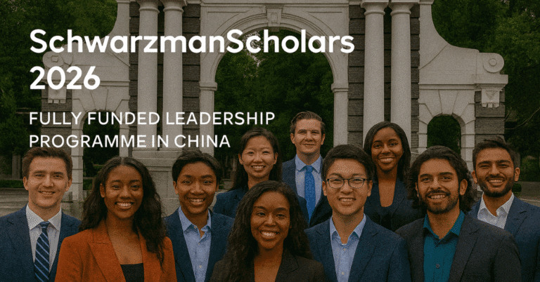 Schwarzman Scholars 2026 | Fully Funded Leadership Programme at Tsinghua University