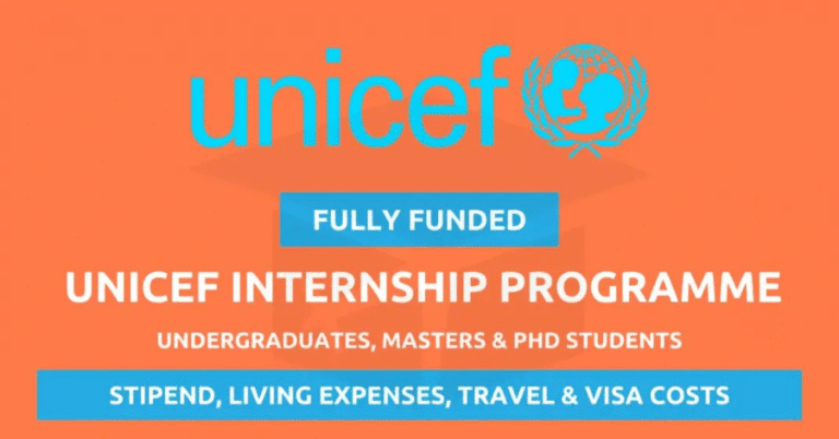 Fully Funded UNICEF Remote Internship Program 2026: Stipend + Travel Coverage