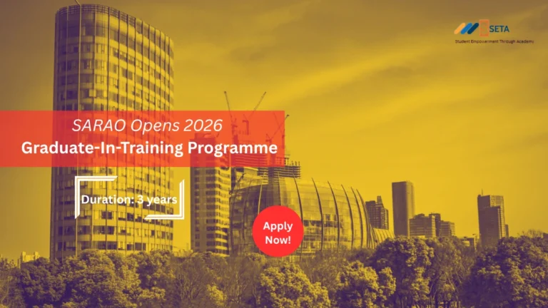 Applications Open: SARAO Graduate Training Programme 2026 | STEM Graduates Apply by 17 November