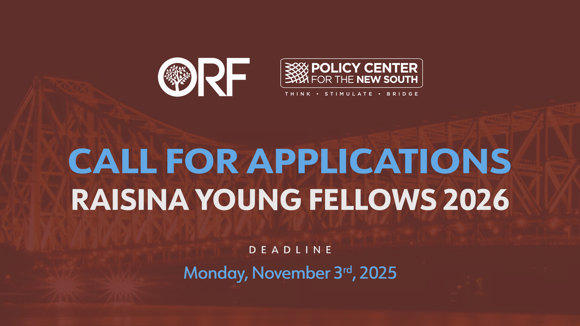 Call for Applications: Raisina Young Fellows Programme 2026