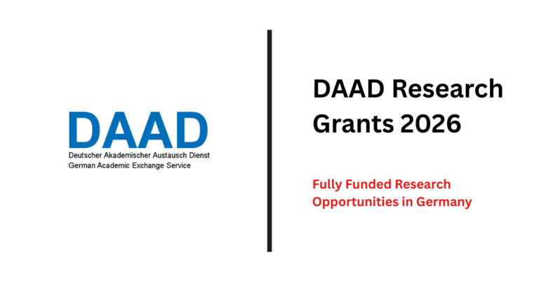 DAAD Research Grants 2026: Fully Funded Research Opportunities in Germany