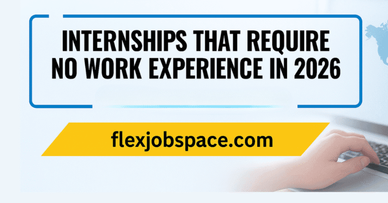 Internships That Require No Work Experience in 2026