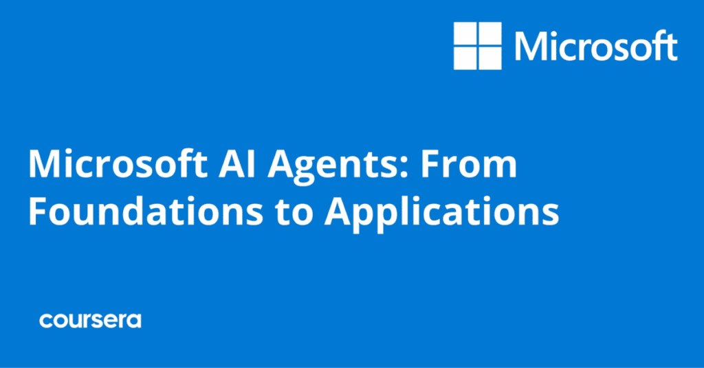 Microsoft AI Agents From Foundations to Applications Professional