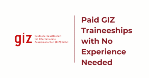 GIZ Traineeship 2026 — Global Applicants Encouraged to Apply