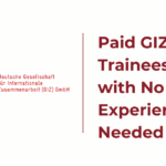 GIZ Trainee Programmes 2026