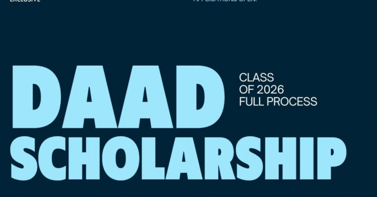 Study in Europe: Fully Funded DAAD Scholarship Now Open for 2026 Intake