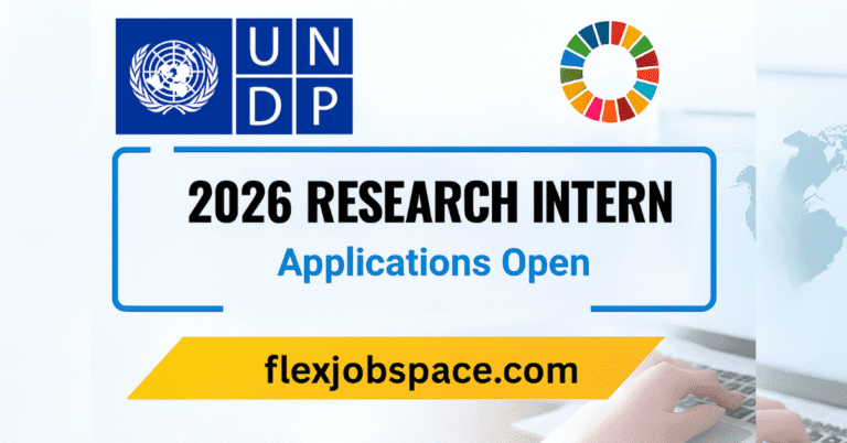 UNDP Remote Research Internship 2026 — Applications Open Now