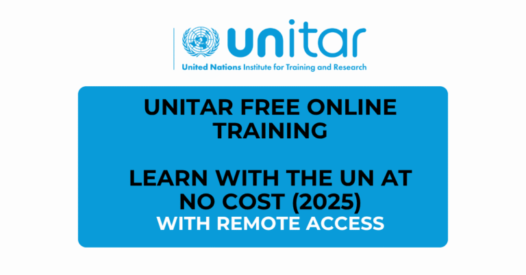 UNITAR Multilateral Diplomacy Traineeship 2026: Apply for the Online Master Programme Traineeship Before 30 November 2025