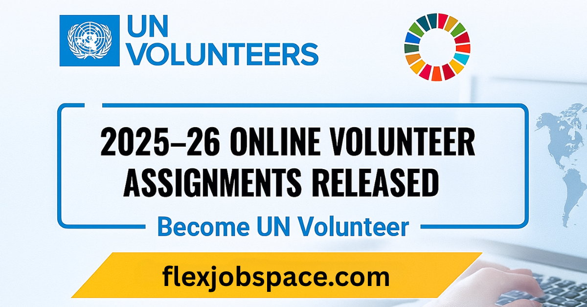 UNV Releases 2025–26 Online Volunteer Assignments