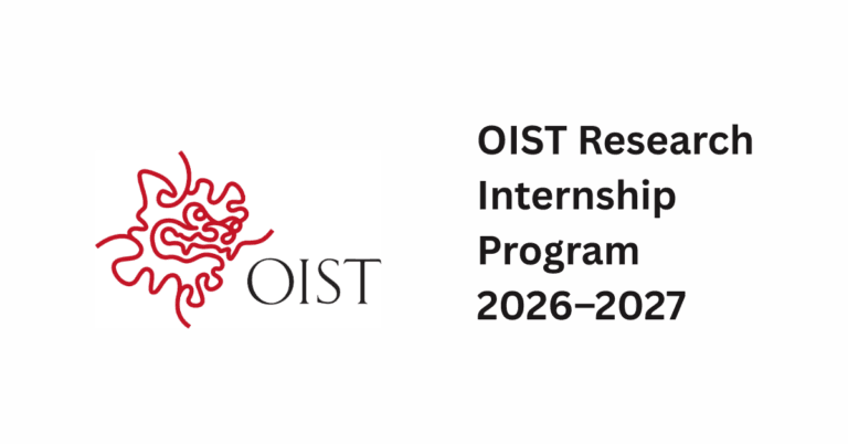 OIST Research Internship Program 2026–2027 in Japan