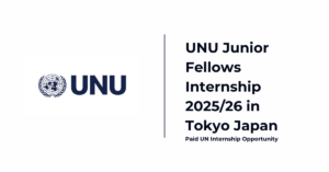 UNU Global Climate Change Fellowships 2026 — Fully Funded Training
