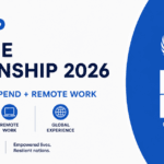 UNDP Online Internship 2026 — Monthly Stipend + Remote Work