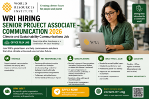 WRI Senior Project Associate Communication 2026
