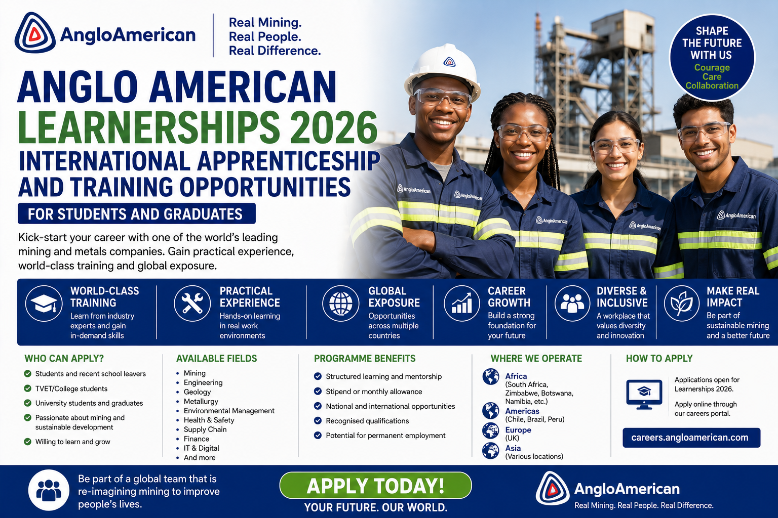 Anglo American Learnerships 2026
