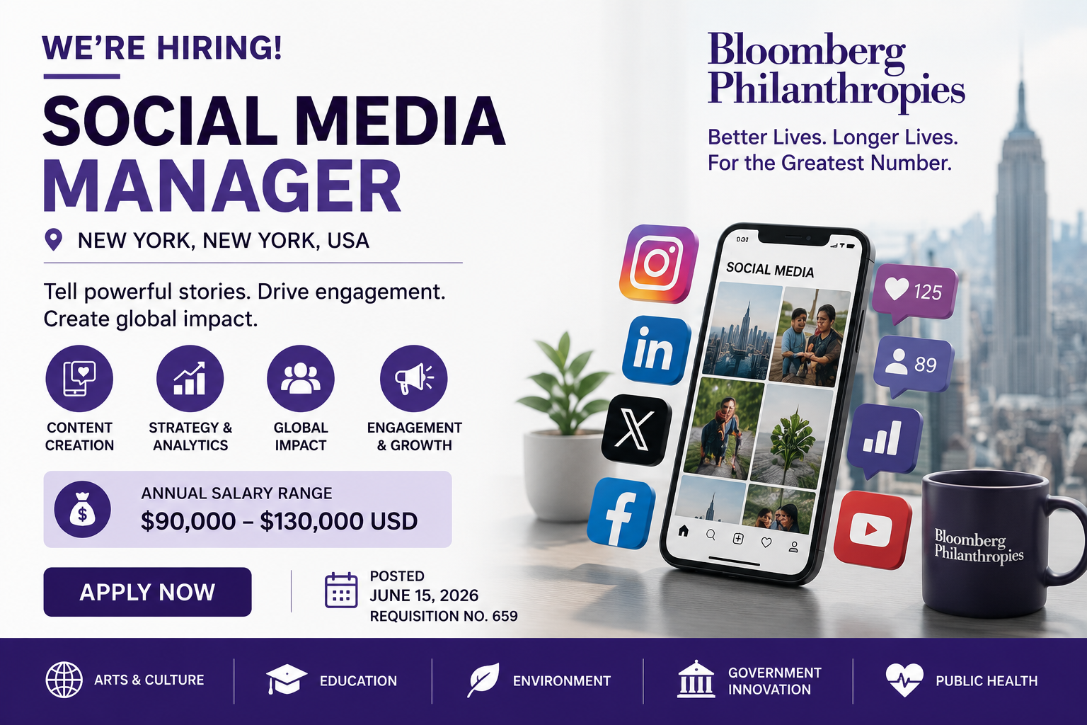 Bloomberg Philanthropies Social Media Manager