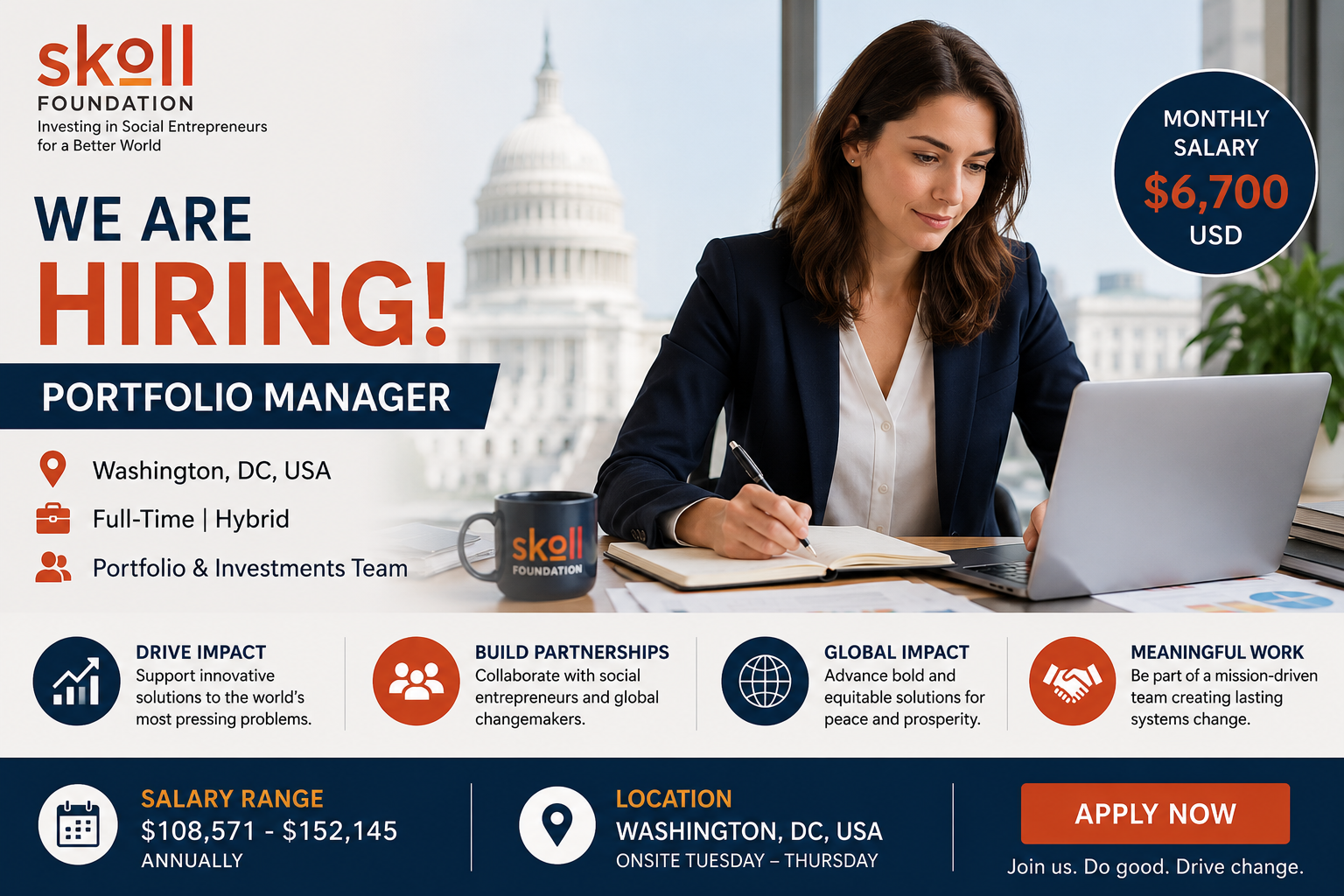 Skoll Foundation Portfolio Manager Job 2026 / Skoll Foundation Portfolio Manager Job 2026 /