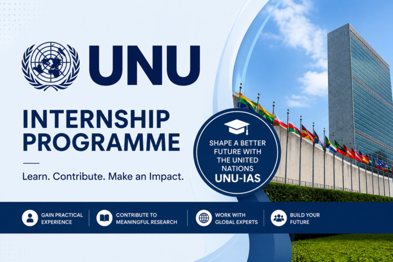 UNU-IAS Internship Programme 2026