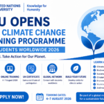 UNU Free Climate Change Training Programme 2026