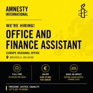 Office and Finance Assistant
