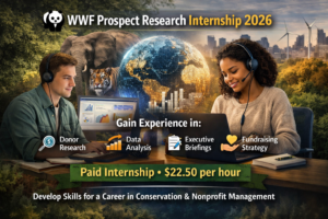 WWF Prospect Research Internship 2026: Paid Conservation Internship in the USA Earning Up to $22.50 Per Hour