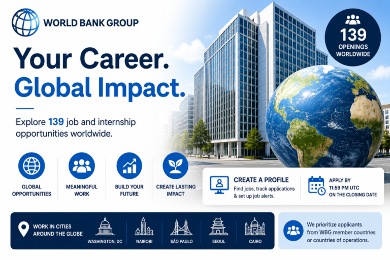 World Bank Group Careers