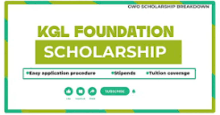 KGL FOUNDATION SCHOLARSHIP