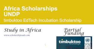UNDP timbuktoo EdTech