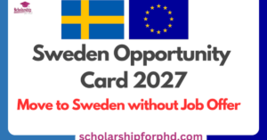 Sweden Opportunity Card